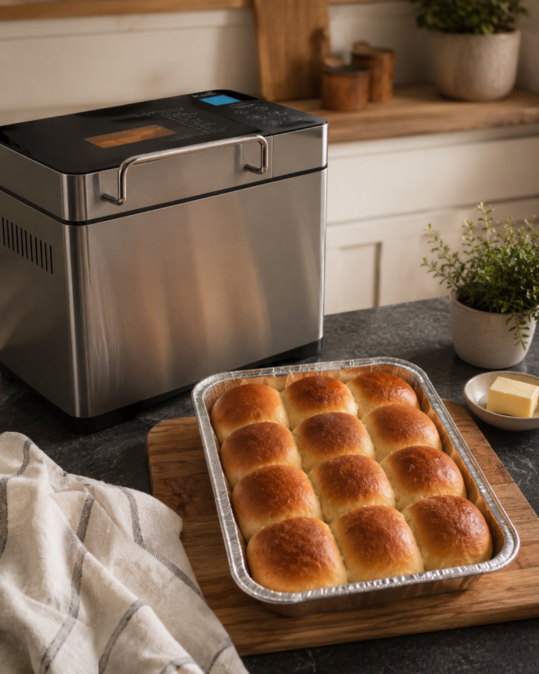 The Softest Fresh-Milled Hard Red Wheat Dinner Rolls (Bread Machine)